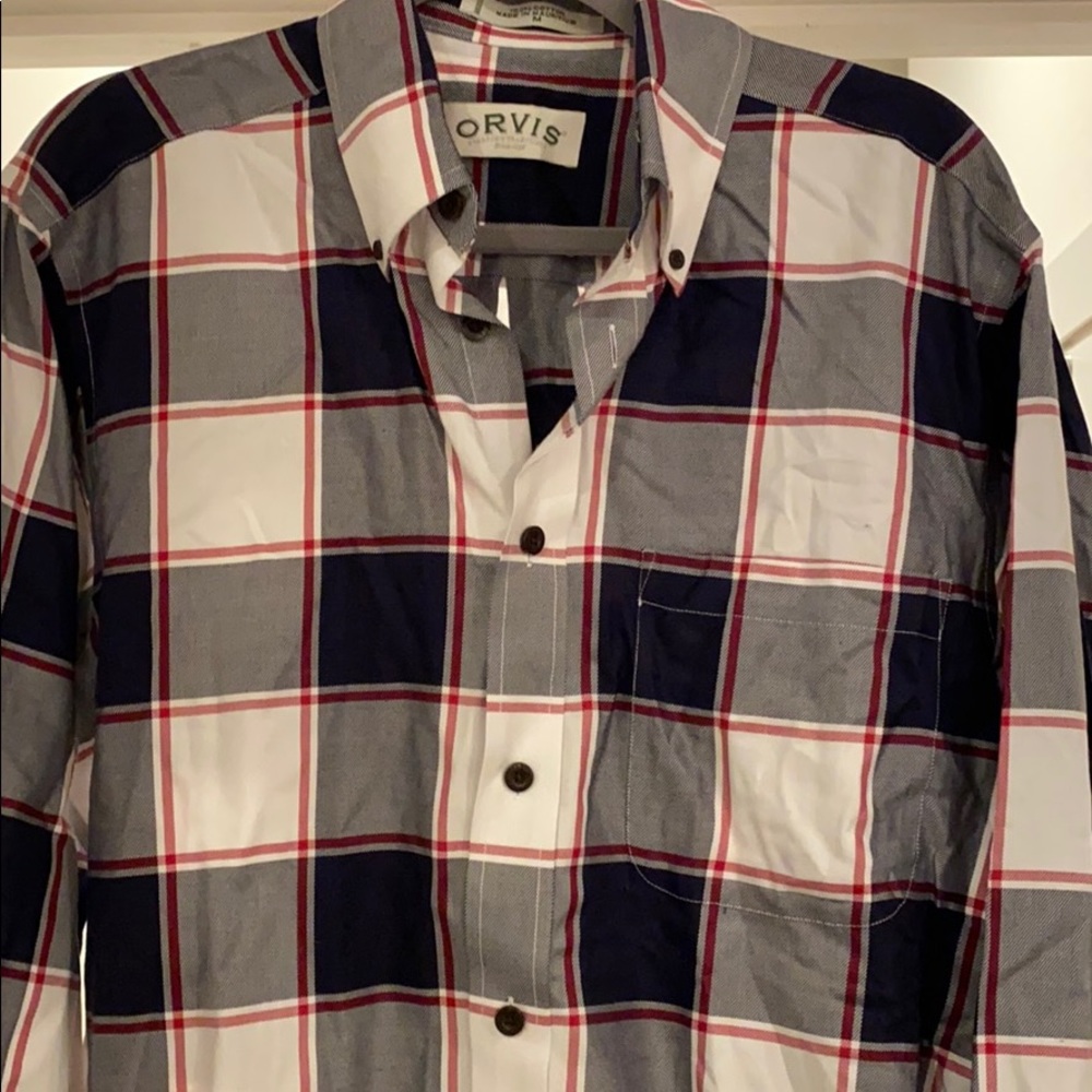 Long sleeve checkered button down - Picture 3 of 3